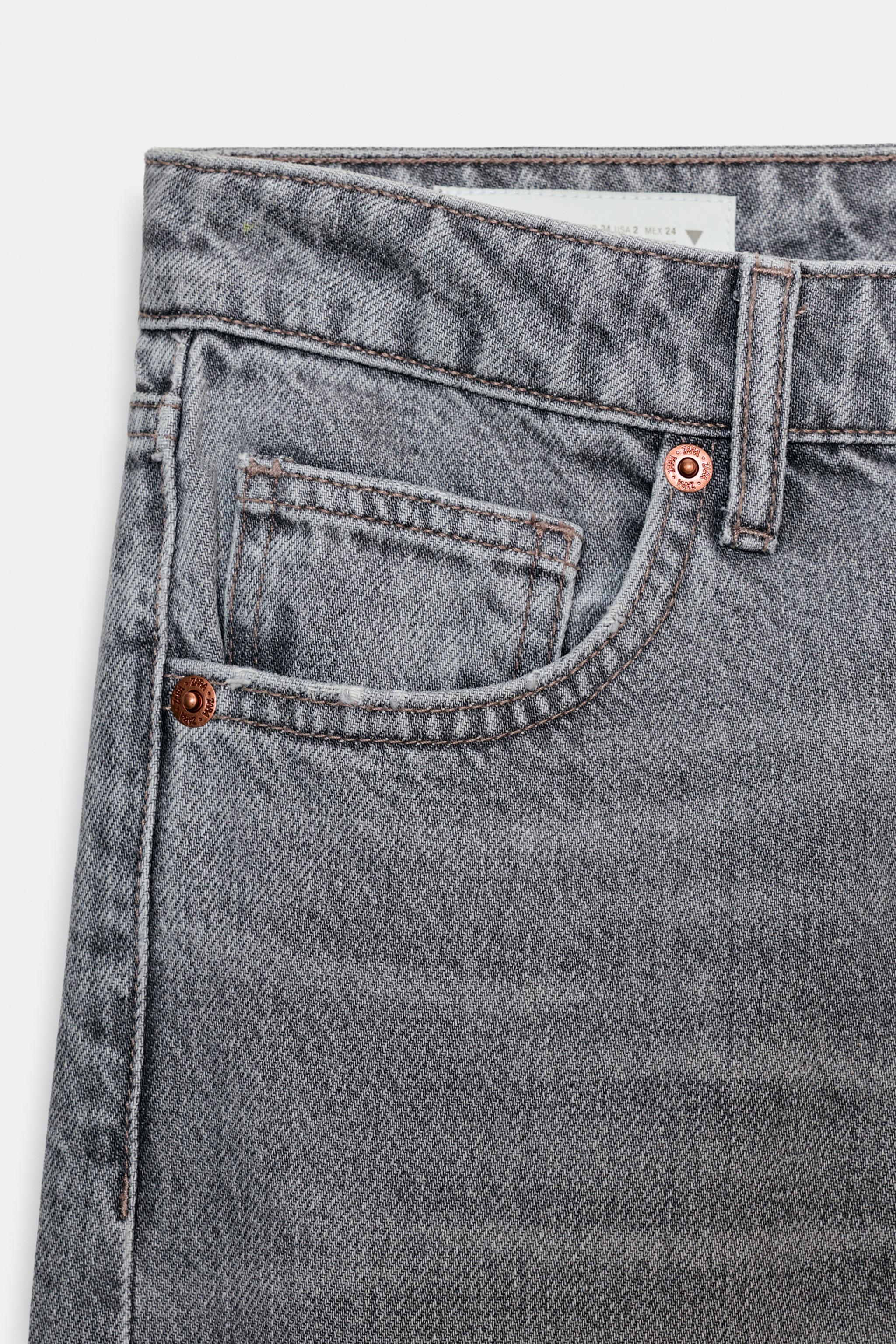 JEAN TRF WIDE LEG TAILLE BASSE